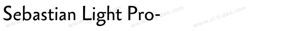 Sebastian Light Pro字体转换